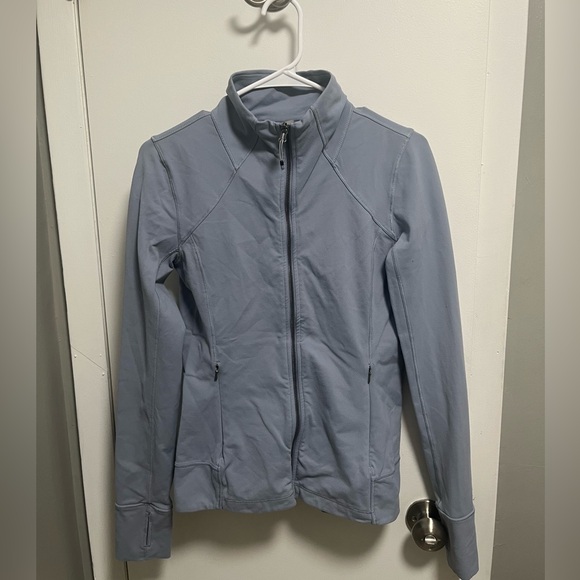 CALIA by Carrie Underwood Jackets & Blazers - CALIA by Carrie Underwood Light Blue Full-Zip Jacket